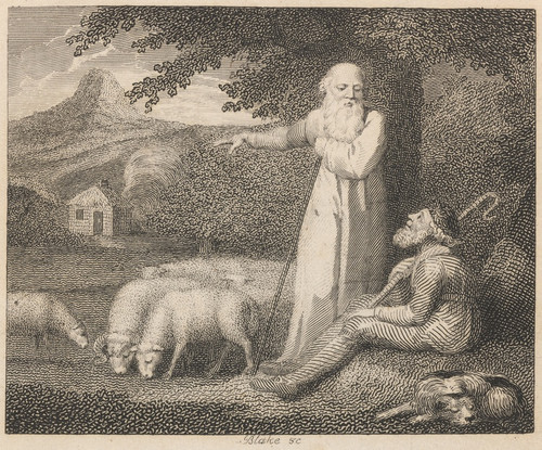Digital Print - Introduction to the Fables, The Shepherd and the Philosopher by John Wootton
