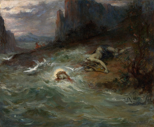 Digital Print - The Death of Orpheus by Henri Leopold Lvy