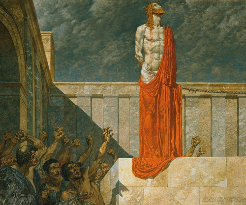 Digital Print - Ans Kreuz mit ihm! by Alexander Rothaug