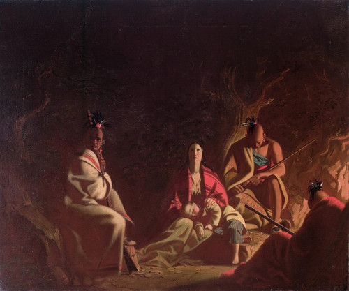 Digital Print - Captured by Indians by George Caleb Bingham