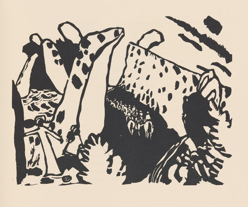 Digital Print - Klnge Pl.18 by Wassily Kandinsky