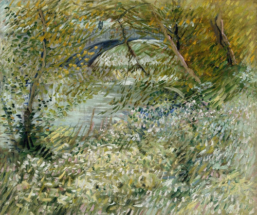 Digital Print - River Bank in Springtime by Vincent van Gogh