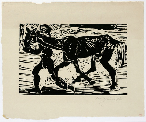 Digital Print - Mann Und Pferd by Lovis Corinth
