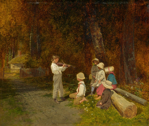 Digital Print - His First Appearance in Public by Charles Caleb Ward