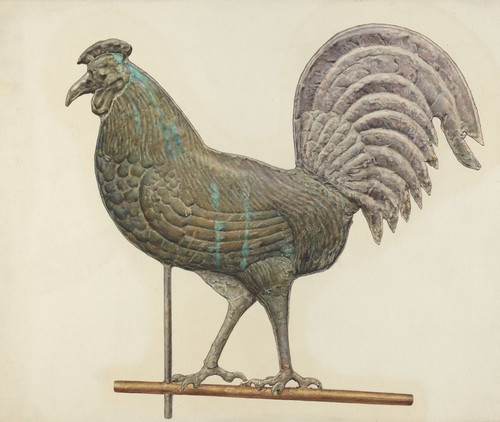 Digital Print - Metal Weather Vane by American 20th Century