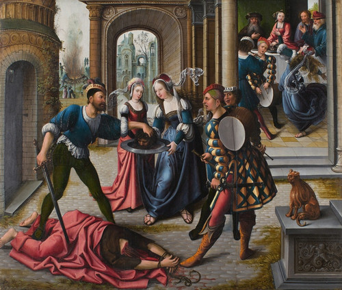 Digital Print - The Martyrdom of Saint John the Baptist by Bernard van Orley