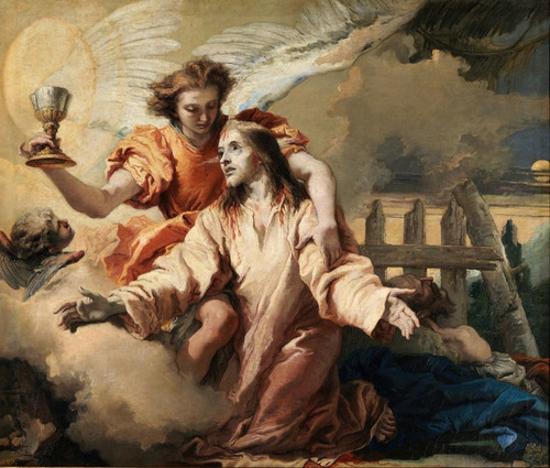 Digital Print - The Prayer In The Garden by Giovanni Domenico Tiepolo