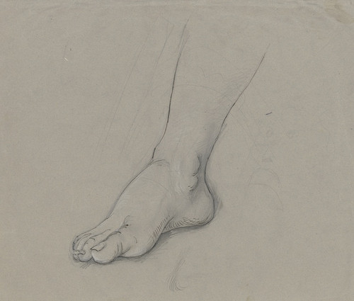 Digital Print - Right foot by Victor Mller
