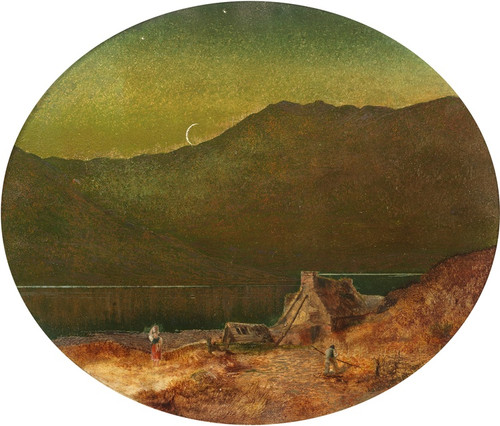 Digital Print - The Crescent by John Atkinson Grimshaw Digital Print - The Crescent by John Atkinson Grimshaw