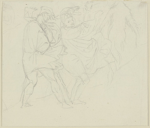 Digital Print - Der Gang nach dem Brocken; Faust und Mephisto by Peter von Cornelius
