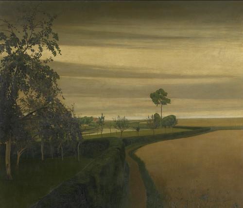 Digital Print - End of a gloomy day by Valerius De Saedeleer