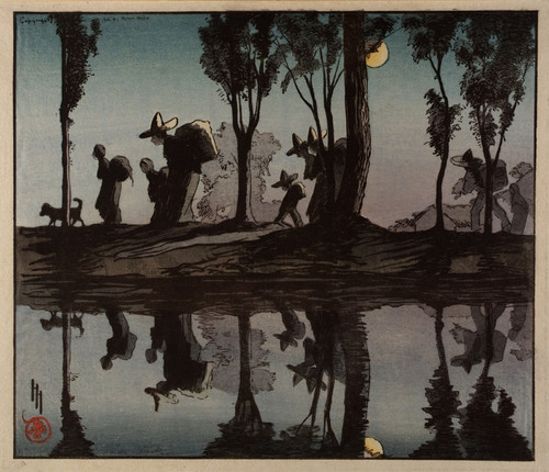 Digital Print - Moonlight On The Viga Canal by Helen Hyde