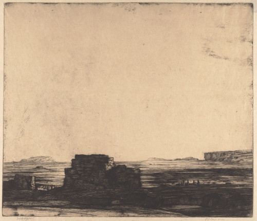 Digital Print - The Desert by David Young Cameron