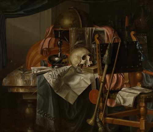 Digital Print - Vanitas by Franciscus Gijsbrechts