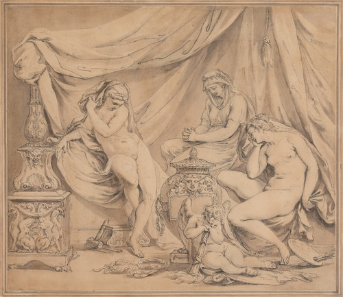 Digital Print - Design for a Monument to the Memory of Michaelangelo by Giovanni Battista Cipriani