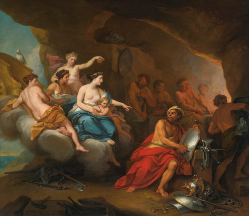 Digital Print - VenusIn The Forge Of Vulcan by Louis de Boullogne the Younger
