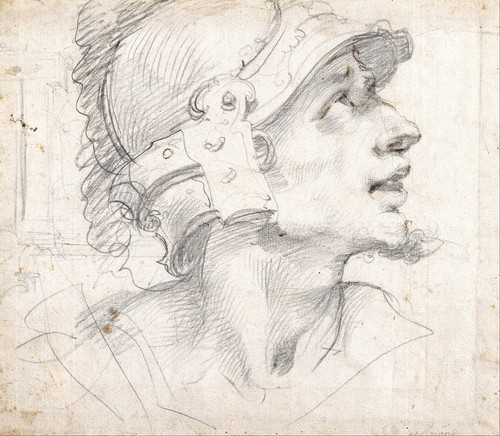 Digital Print - Head of Tullius Hostilius by Giuseppe Cesari