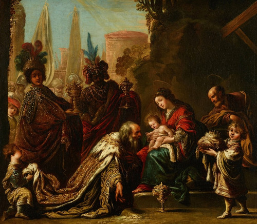 Digital Print - Adoration of the Magi by Claude Vignon