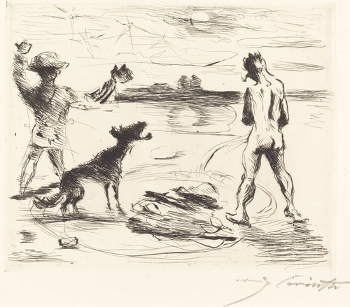 Digital Print - The Banquet of Trimalchio - pl.VII by Lovis Corinth