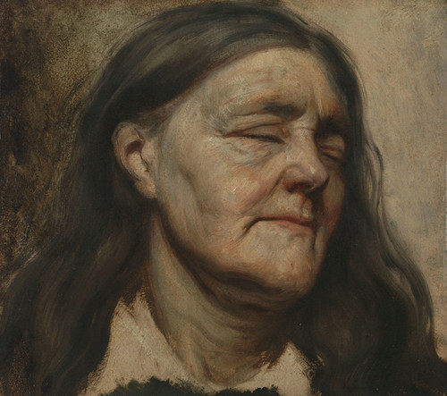 Digital Print - Study of an Old Woman by Matthijs Maris