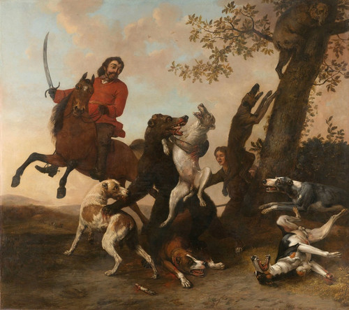 Digital Print - Bear Hunt by Paulus Potter