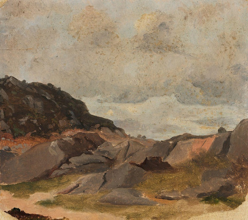Digital Print - Landscape Study by Adolph Tidemand