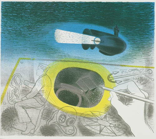 Digital Print - Submarine Series; Introductory Lithograph by Eric Ravilious