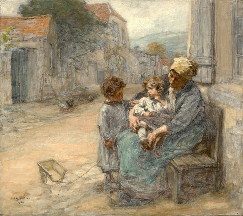 Digital Print - The sisters by Lon Augustin Lhermitte