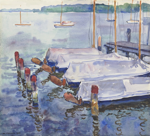 Digital Print - At the Wannsee by Philipp Franck