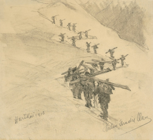 Digital Print - Delivering Plates and Changing Battlegroups by Elemr Halsz-Hradil