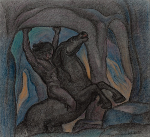 Digital Print - Kalevipoeg Prgu vravas by August Roosileht