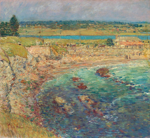 Digital Print - Baileys Beach, Newport, R.I. by Childe Hassam