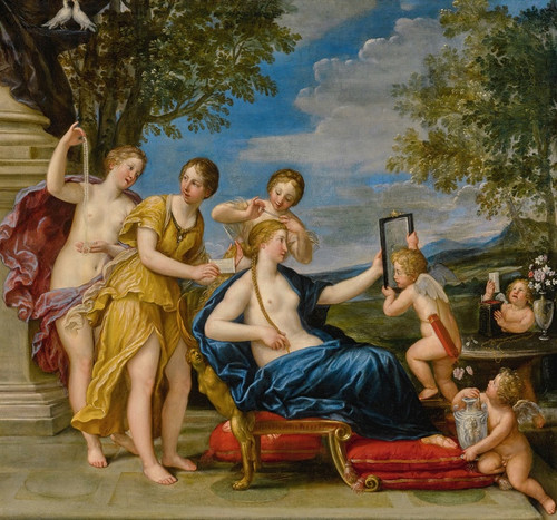Digital Print - Toilet Of Venus by Francesco Albani