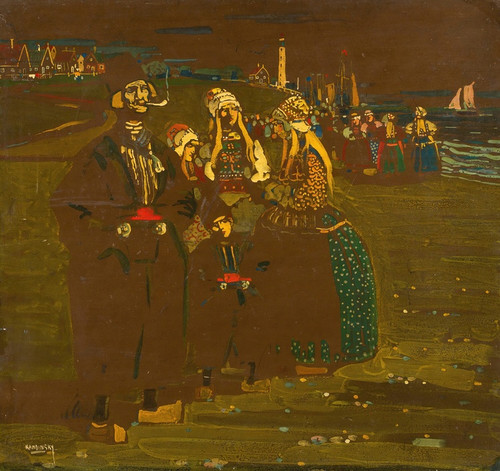Digital Print - Erinnerung An Holland (In Erwartung Heimkehrender Schiffe) by Wassily Kandinsky