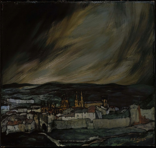 Digital Print - Castilian Landscape by Ignacio Zuloaga