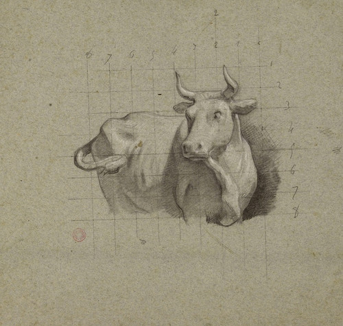 Digital Print - Boeuf by Jean-Achille Benouville