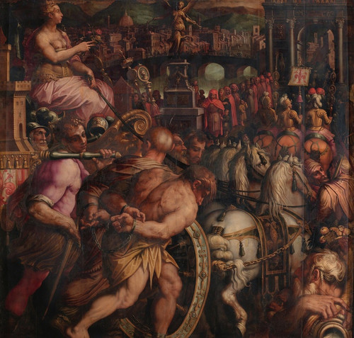 Digital Print - Triumph after the victory on Pisa by Giorgio Vasari