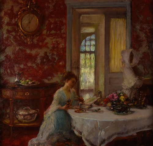 Digital Print - La Salle rouge by Gaston La Touche