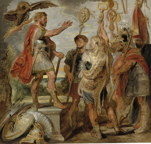 Digital Print - Decius Mus Addressing the Legions by Peter Paul Rubens
