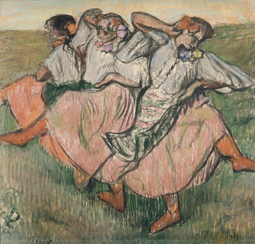 Digital Print - Three Russian Dancers by Edgar Degas