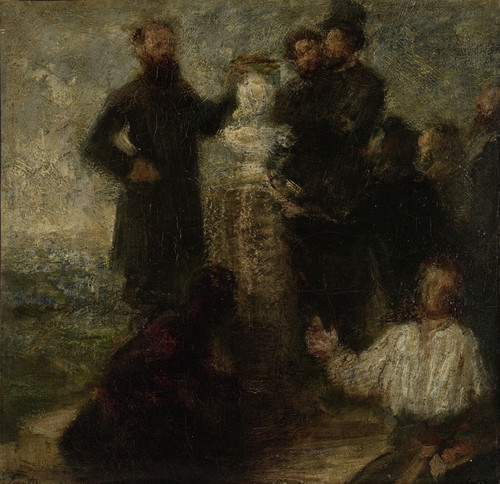 Digital Print - Esquisse pour l'Hommage  Delacroix by Henri Fantin-Latour