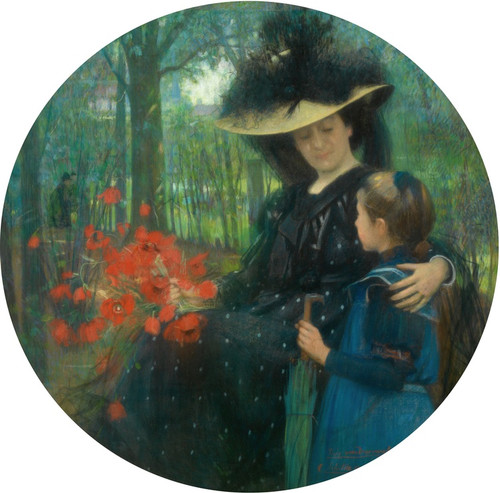 Digital Print - Flowers for a Baroness by Theo Van Doormael