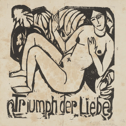 Digital Print - Triumph der Liebe by Ernst Ludwig Kirchner
