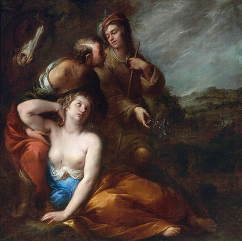 Digital Print - Silvio, Dorinda And Linco by Carlo Francesco Nuvolone