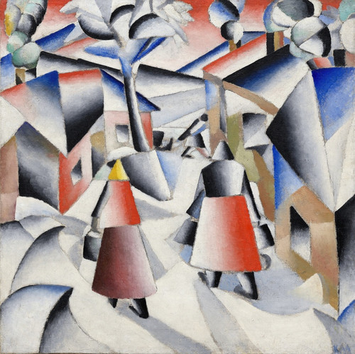 Digital Print - Morning in the Village after Snowstorm by Kazimir Malevich