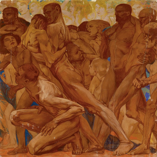 Digital Print - Fugato Aus Dem Zyklus Rhythmen by Otto Friedrich