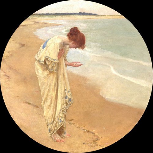 Digital Print - The sea hath its pearls by William Henry Margetson