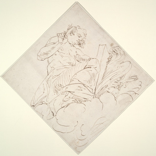Digital Print - Saint John theEvangelist by Luca Cambiaso