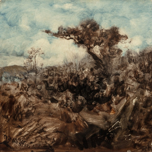 Digital Print - Figure in Tree by Robert Swain Gifford