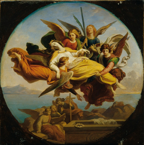 Digital Print - Die Heilige Katharina by Karl von Blaas